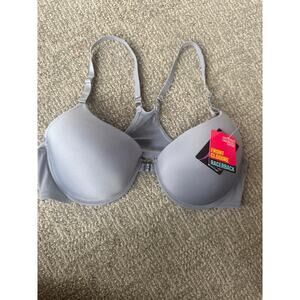 Sofra lilac purple NWT racer back‎ front closure bra 40C